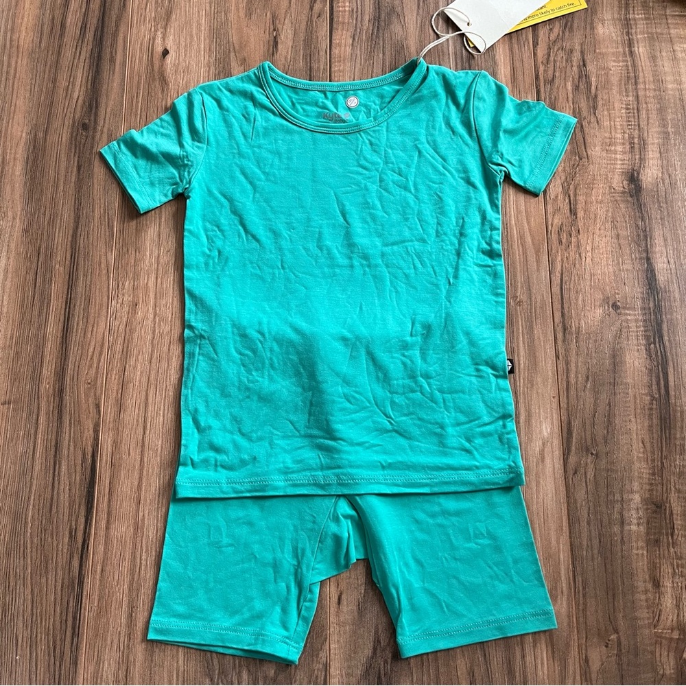 NWT Kyte Baby Short Sleeve Pajamas Caribbean